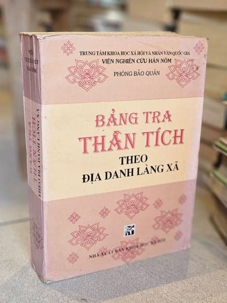 Bảng Tra Thần Tích Theo Địa Danh Làng Xã (NXB Khoa Học Xã Hội 1996) – Nguyễn Thị Phượng